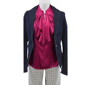 Calvin Klein Jeans Dark Wash Jean Blazer (S)